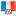 bandera de Francés