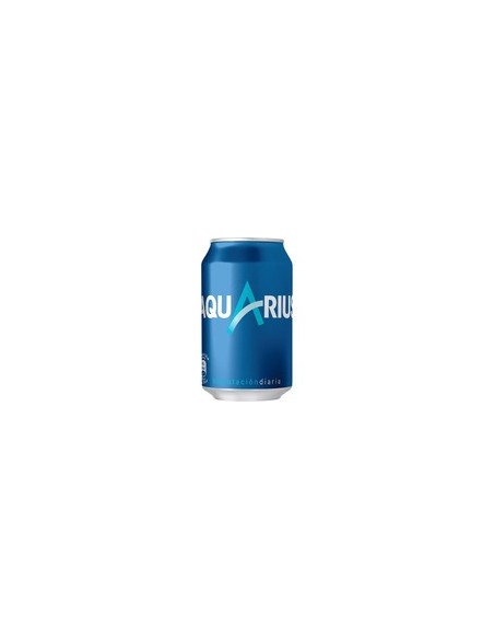 Aquarius 33 cl lemon flavor.Pack 8 cans