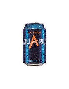 Aquarius sabor naranja 33 cl. Pack 8 latas