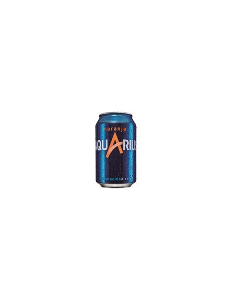 Aquarius 33 cl orange flavor.Pack 8 cans