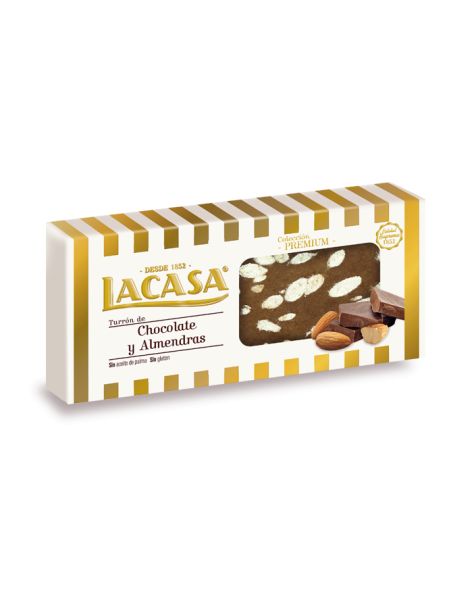 Chocolate nougat with almonds La Casa 250 gr.