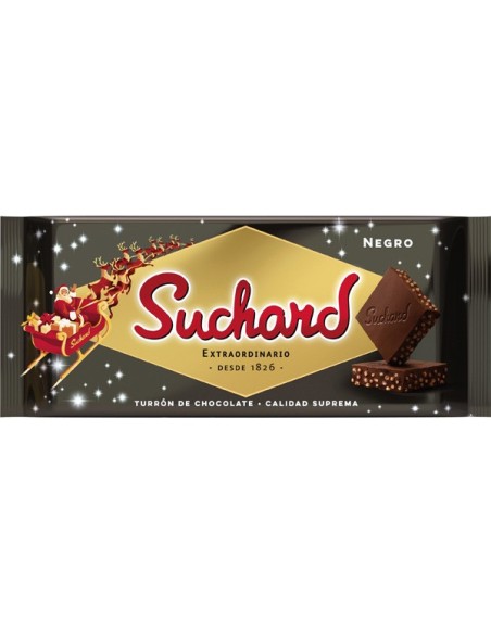 Suchard chocolate black nougat 230 gr.