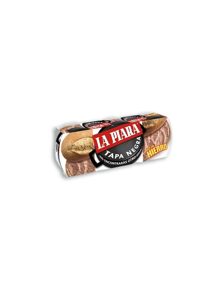 Paté La Piara Fat Tapa Negra  3 unités x 73 gr.