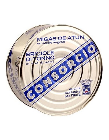 Migas tuna in sunflower oil 1Kg Consortium.
