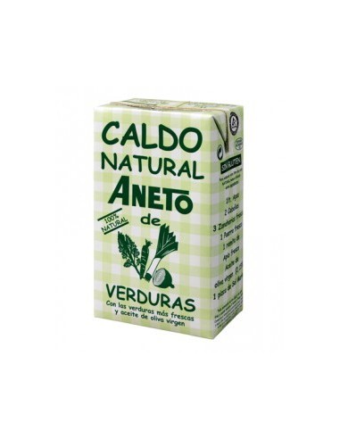 Caldo natural de verduras Aneto 1l.
