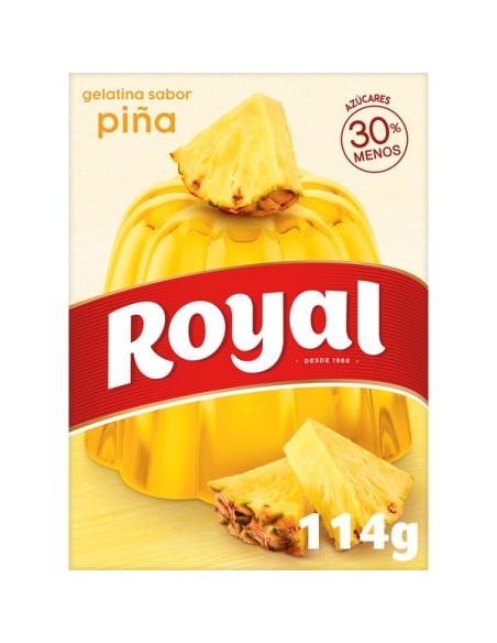 Gelatina Royal sabor piña 114 gr.