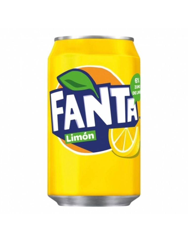 Fanta saveur de citron Pack 8 canettes 33 cl
