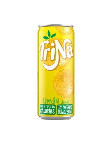 Trina 33 cl Zitronengeschmack. Pack 8 Dosen