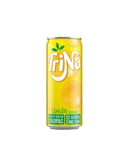 Trina 33 cl Zitronengeschmack. Pack 8 Dosen