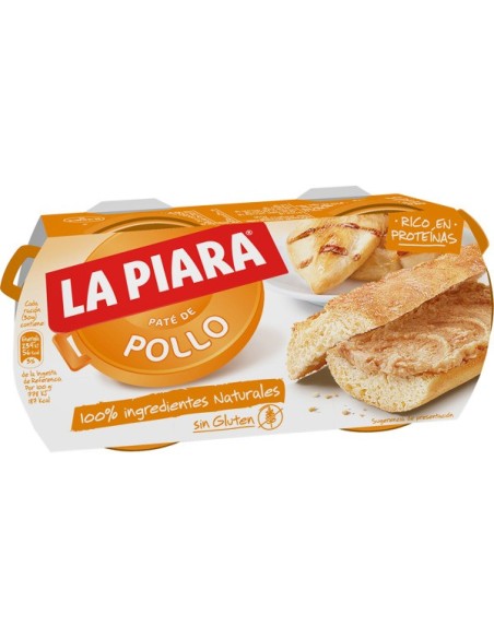 Seins Pate poulet La Piara 2 pcs. x 80 gr.