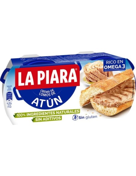 Tuna Pâté La Piara oil 2 pcs. x 80 gr.