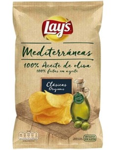 Patatas fritas Mediterráneas en aceite de oliva Lays 150 gr.