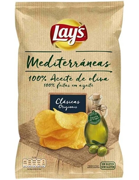 Frites mediterraneas dans l´huile d´olive Lays 150 gr.