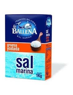 Grobes Salz jodiert La Ballena 1kg.