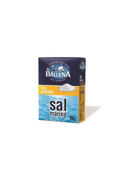 Jodiertes Speisesalz La Ballena 1kg.