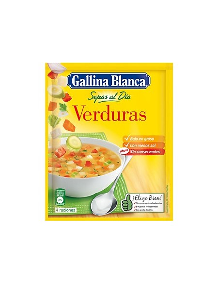 Sopa de verduras Gallina Blanca 51 gr.