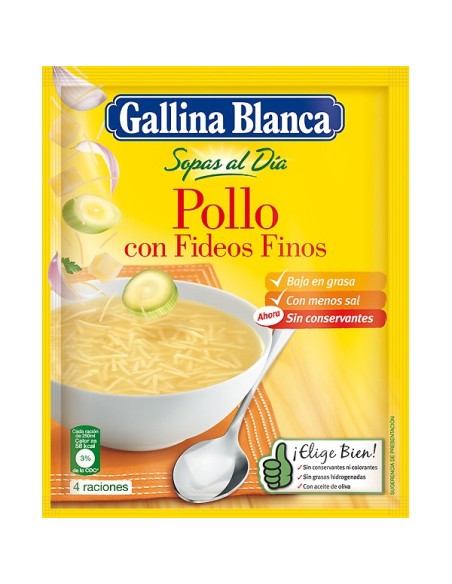 Soupe de poulet avec des nouilles Gallina Blanca 71 gr.