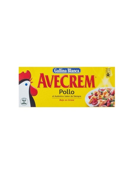 Caldo de pollo en pastillas Avecrem Gallina Blanca 12 Ud. 126 Gr.