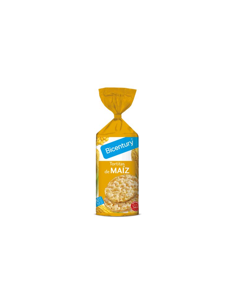 Tortitas de maíz integral Bicentury 173 gr.