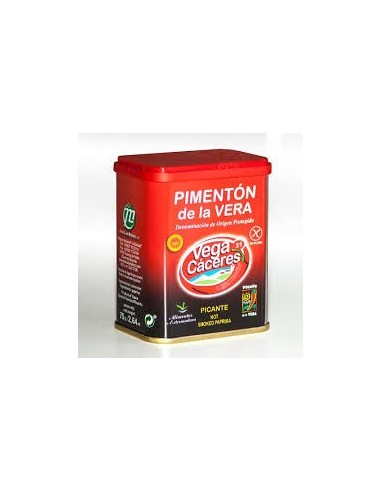 Pimentón picante de la Vera  Vegacáceres 75 gr.