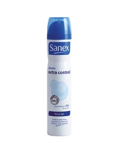 Desodorante pulvérisation Sanex Dermo 200ml de contrôle supplémentaire.