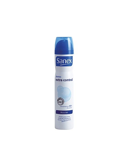 Desodorante pulvérisation Sanex Dermo 200ml de contrôle supplémentaire.