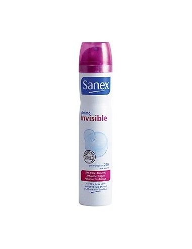 Desodorante spray Sanex Dermo invisible 200 ml.
