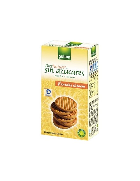Galletas doradas sin azúcar Diet Nature Gullón 330 gr.