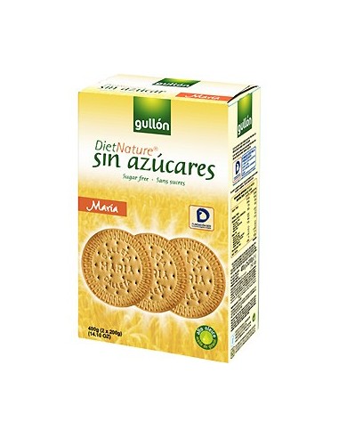 Galletas María sin azúcar Diet Nature Gullón 400 gr.