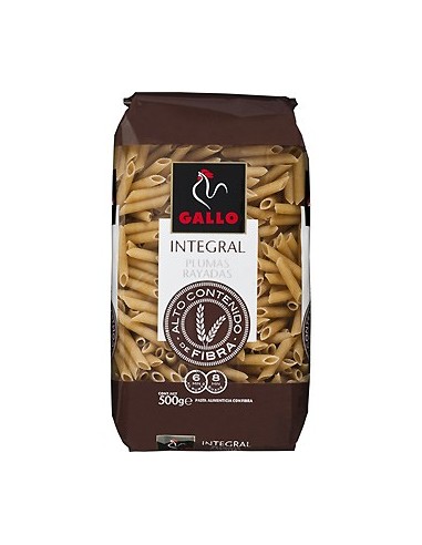 Gestreifte Makkaroni aus Vollkornweizen Gallo 450 gr.