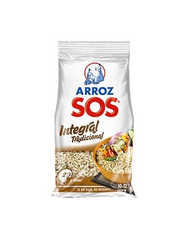 Arroz integral SOS 1 kg.