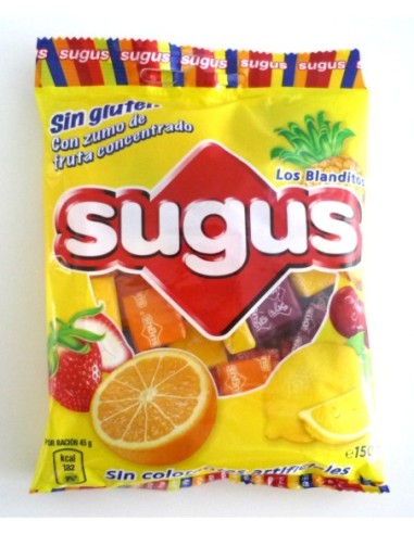 Bonbons mous assortis fruits Sugus 150 Gr.