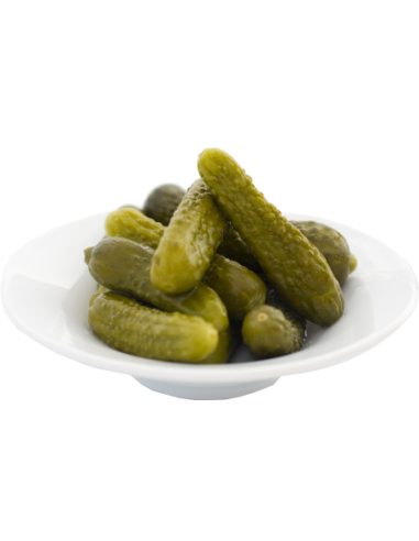 Pepinillos en vinagre sabor anchoa Josango garrafa 1,4 kg.