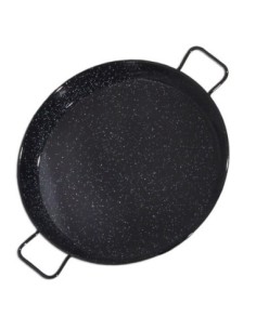 Paellera esmaltada acero vitrificado 42 cm.