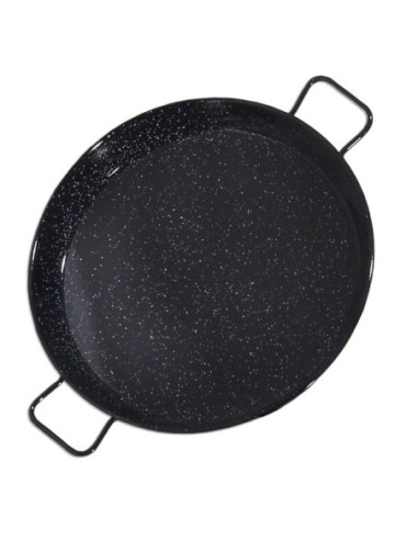 Paellera esmaltada acero vitrificado 32 cm.