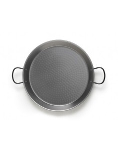 Polierte Stahl Paella 34 cm schwken.
