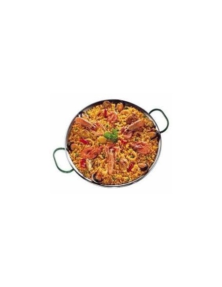 Paellera de acero pulido 42 cm.