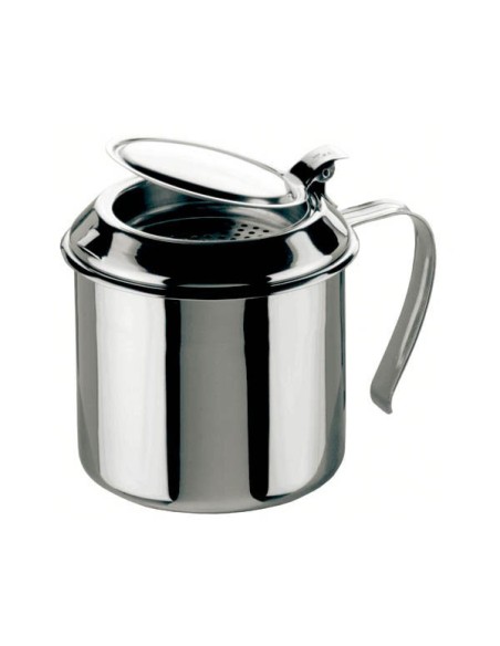 Stainless grease fitting meat or fish 0,750 l.