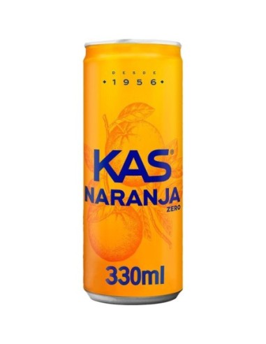 Kas Orange Zero 33cl. Pack 8 Dosen