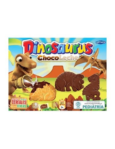Biscuits Dinosaurus Avec Artiach Chocolat 255 Gr.