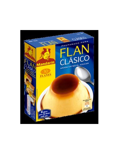 Flan clásico Mandarín 30 gr.