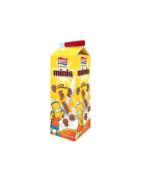 Galletas de chocolate Minis The Simpsons Arluy 275 Gr.