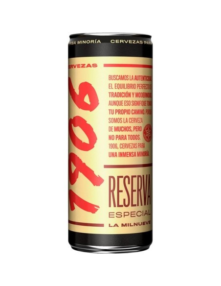 Cerveza Reserva Especial 1906 Estrella Galicia pack 24 latas