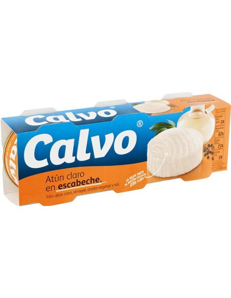 Yellowfin Thunfisch Calvo Pack 3 Einheiten gebeizt. x 80 gr.