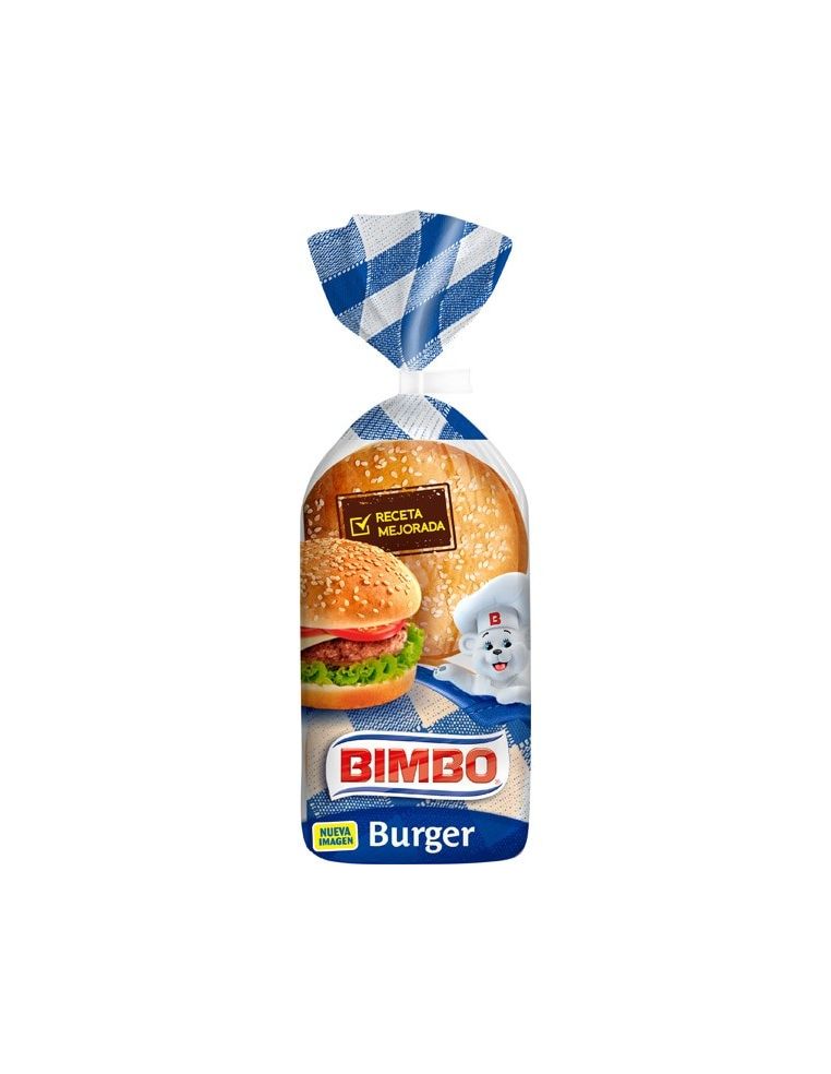 Bimbo Hamburger Brötchen 4 Einheiten.