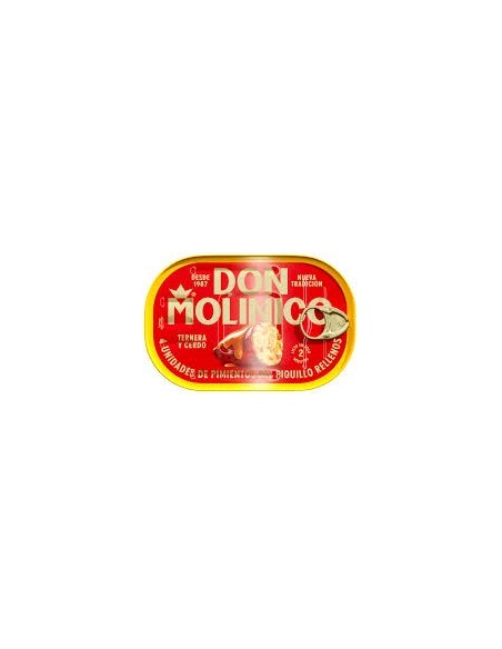 Pimientos del piquillo rellenos de carne Don Molinico 260 gr.