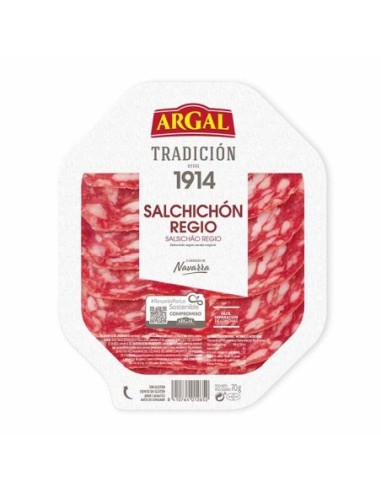 Salchichón Regio Argal al plato 75 gr.