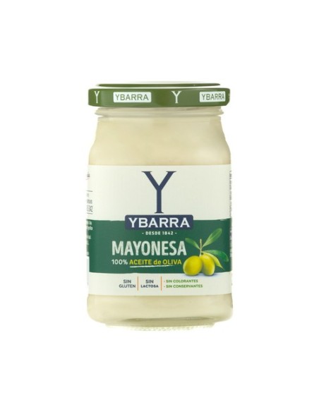 Mayonesa 100% oliva Ybarra 225 gr.