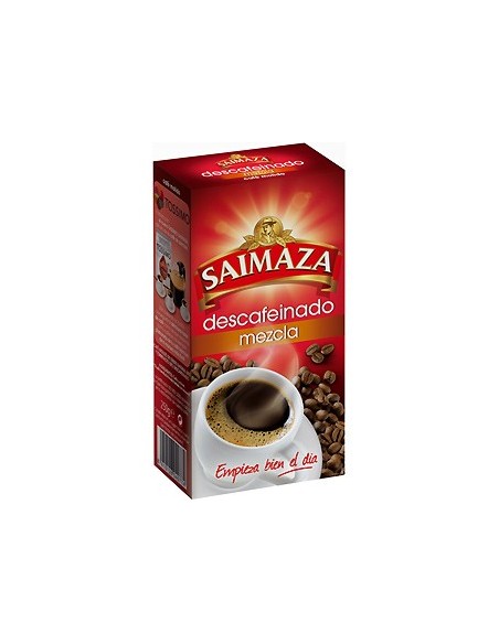 Decaffeinated Ground Coffee Blend Saimaza 250 gr.