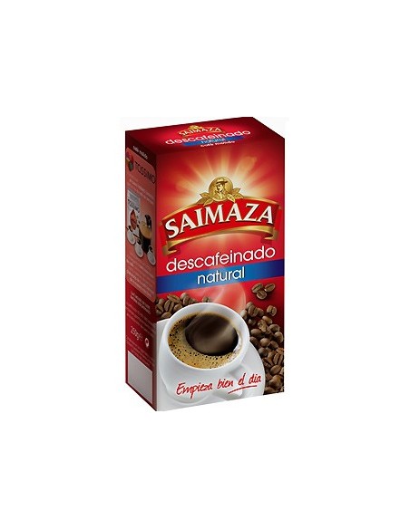 Café molido natural descafeinado Saimaza 250 gr.